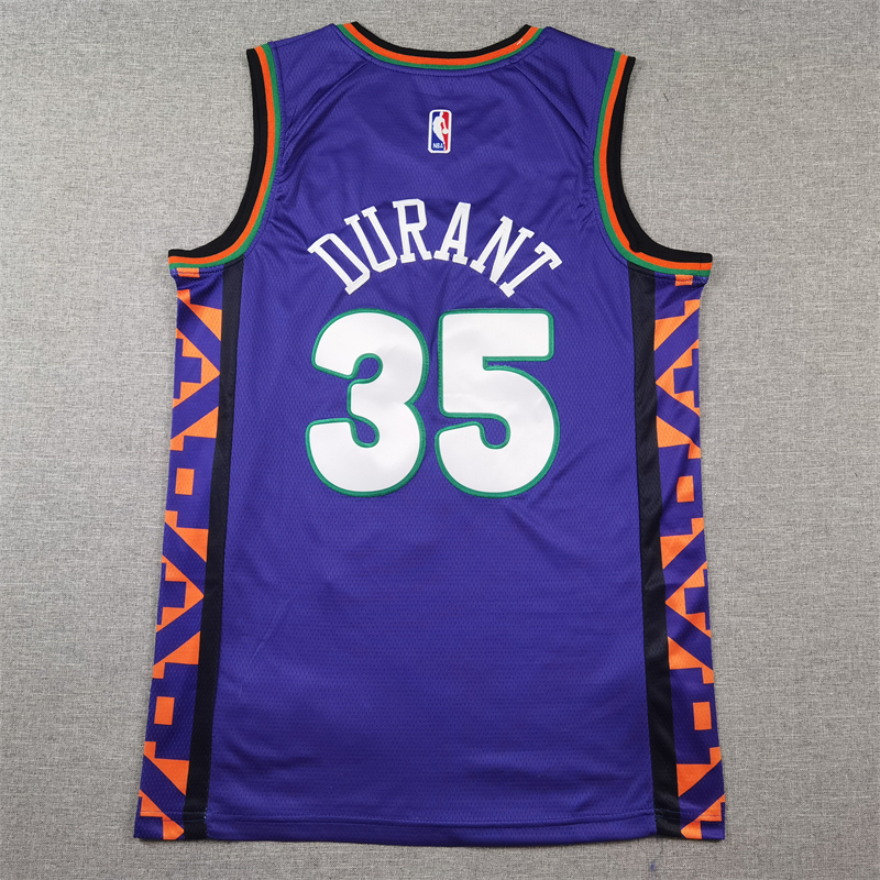 Men Phoenix Suns #35 Durant purple 2024 2025 NBA jersey->san antonio spurs->NBA Jersey